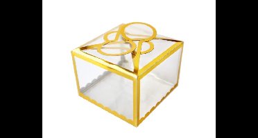 Vouwdoosjes Vierkant Goud (12st)