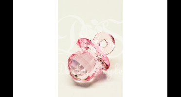 Acryllen Speen Groot Roze (10st)