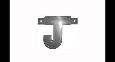 Letterslinger J Zilver