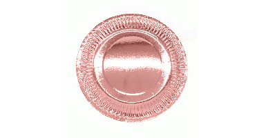 Kartonnen Borden Roségoud 23cm (20st)