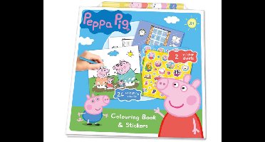 Kleur&Stickerset Peppa Pig