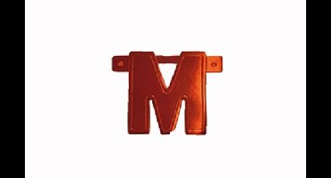 Letterslinger M Rood