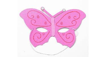 Kinder Foam Masker Vlinder