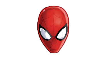 Papieren Maskers Spider-Man (6st)