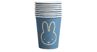 Bekers Nijntje Blauw - 8 stuks