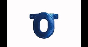 Letterslinger O Blauw