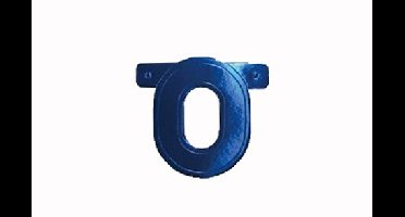 Letterslinger 0 Blauw