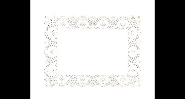 Onderlegger 30x40cm Wit (10st)