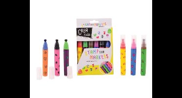 Stempel Markers Creakids - 6 stuks