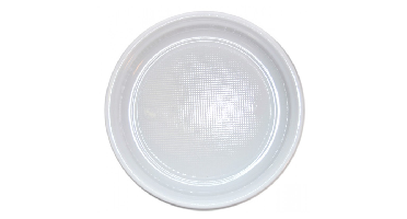 Plastic Borden Wit - 20 stuks