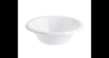 Plastic Soepkom Wit - 350ml - 100 stuks