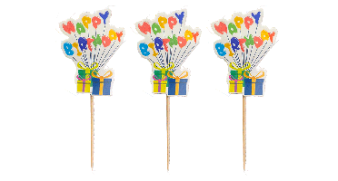 Prikkers Happy Birthday Mix (12st)