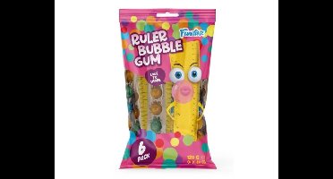 Ruler Bubble Gum Fundiez - 120gr - 6 stuks