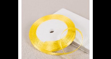 Satijnlint 6mm Geel