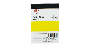 Schrijfblok Gelinieerd A7