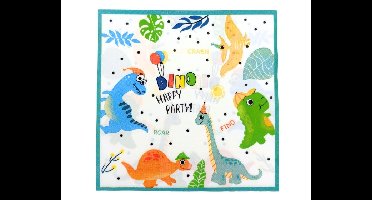Servetten Dino - 33x33cm - 20 stuks