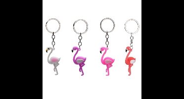 Flamingo Sleutelhanger (4st)
