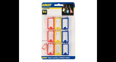 Sleutelhanger Naamplaatje Kinzo - 9 stuks