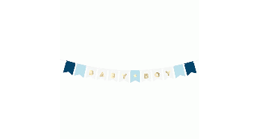 Slinger Baby Boy Blauw&Goud (3m)