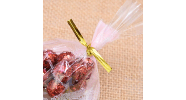 Sluitstrips Metallic Rood (180st)