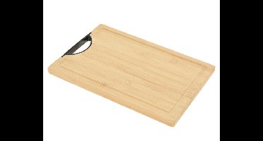 Bamboe Snijplank + Zwarte Handgreep (23x33cm)