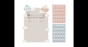 Stembord Baby Balloons Gender Reveal