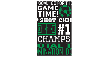 Tafelkleed Voetbal Game (137x259cm)