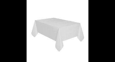 Tafelkleed Plastic Wit XL