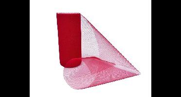 Tule Rol Rood - 15cm - 22 meter