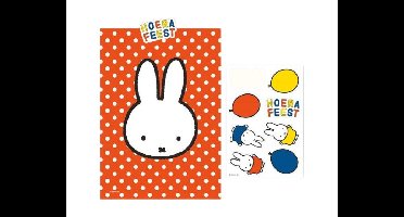 Uitdeelzakjes Nijntje met stickers - 6 stuks