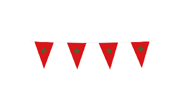 Vlaggenlijn Marokko (10m)