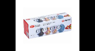 Glazen Pottenset (4st)