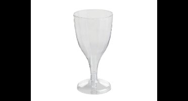 Doos Plastic Wijnglazen (12x8st)