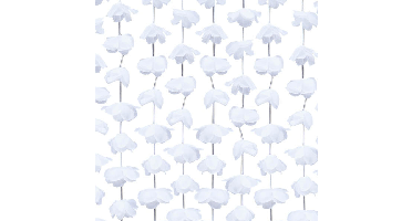 Backdrop Bloemen Wit Ginger Ray