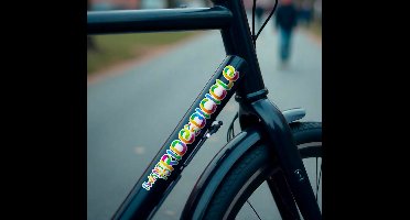 Ik wil fietsen fiets sticker
