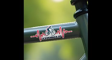 Hartslag Fiets naamsticker