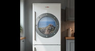 Onderzeeër koelkast sticker