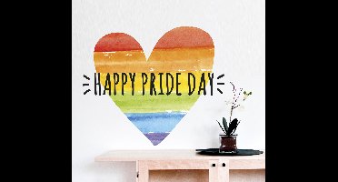 Muursticker Happy Pride Day