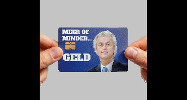 Geert wilders pinpas sticker