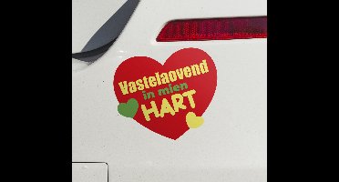 vastelaovend in mien hart feestdagen sticker