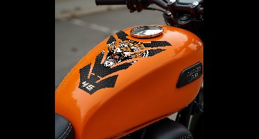 Tijger motor sticker
