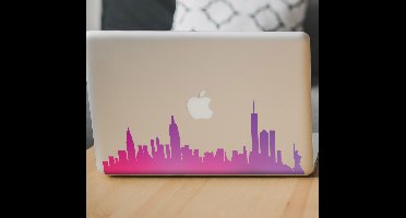 Sticker laptop New York skyline