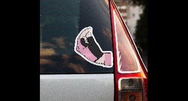 Italiaans fietsgebaar autosticker