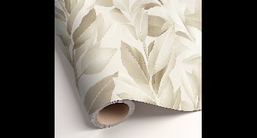 Beige lakens ontwerp muursticker patroon
