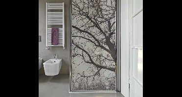 Douchewand sticker bomen