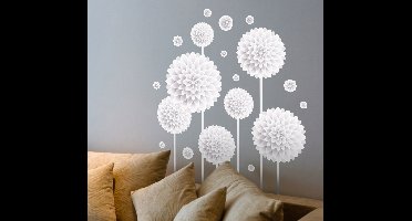 Muursticker paardebloemen