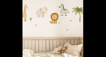 Boho jungle set muursticker kinderkamer