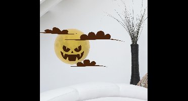 Sticker Halloween enge volle maan