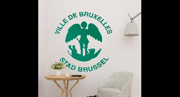 Muursticker stad Brussel