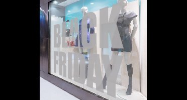 Raamsticker Black Friday